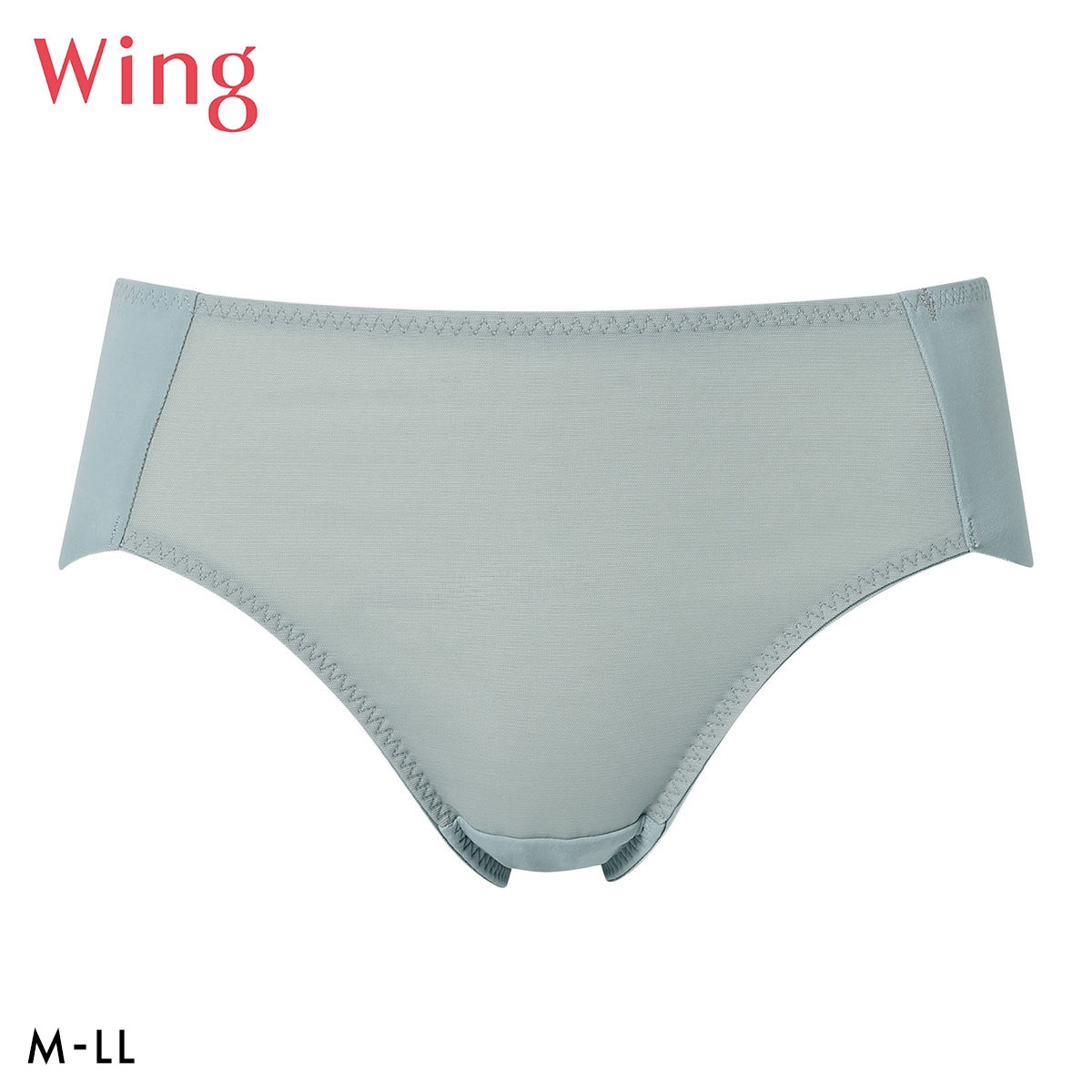 ワコール ウイング シュパッとフィットブラ KB2090 ショーツ M L LL ひびきにくい ラインレス KF2490 Wacoal Wing(BG-ブルーグリーン-M)