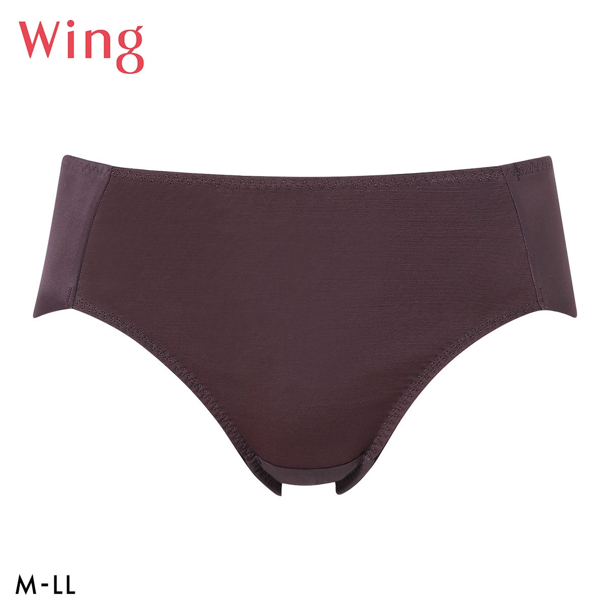 ワコール ウイング シュパッとフィットブラ KB2090 ショーツ M L LL ひびきにくい ラインレス KF2490 Wacoal Wing(BR-ブラウン-M)