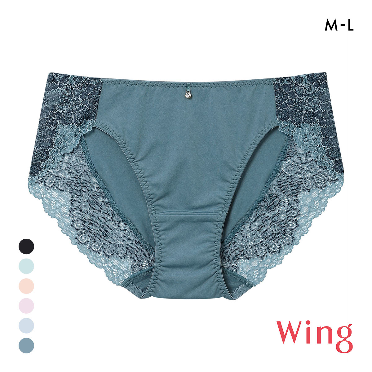 ワコール Wacoal ウイング Wing KB2011 マッチミーブラ シンプルタイプ ショーツ ML スタンダード 単品 ハイレッグ(OV-オリーブ-M)