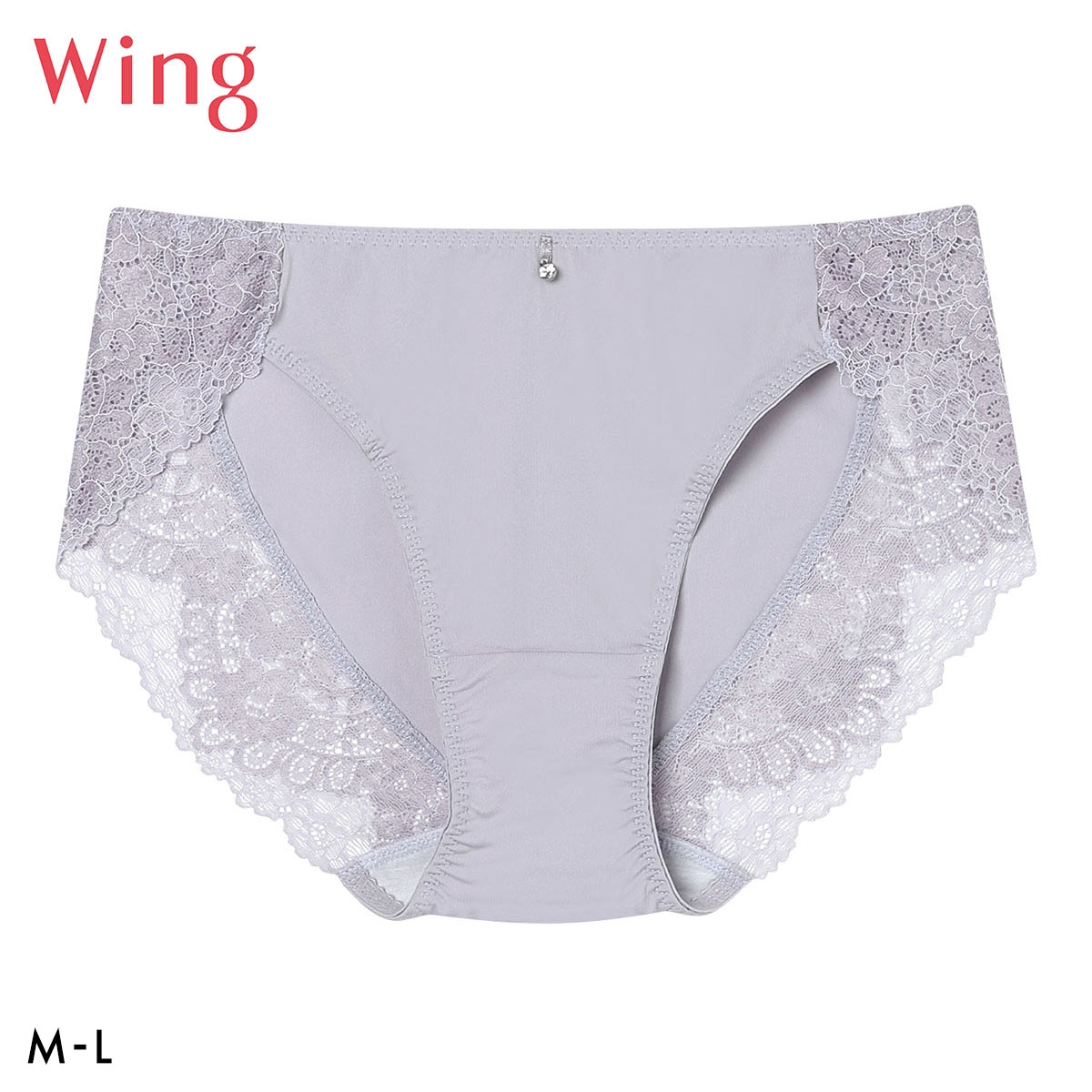 ワコール Wacoal ウイング Wing KB2011 マッチミーブラ シンプルタイプ ショーツ ML スタンダード 単品 ハイレッグ(MLV-モーヴラベンダー-M)