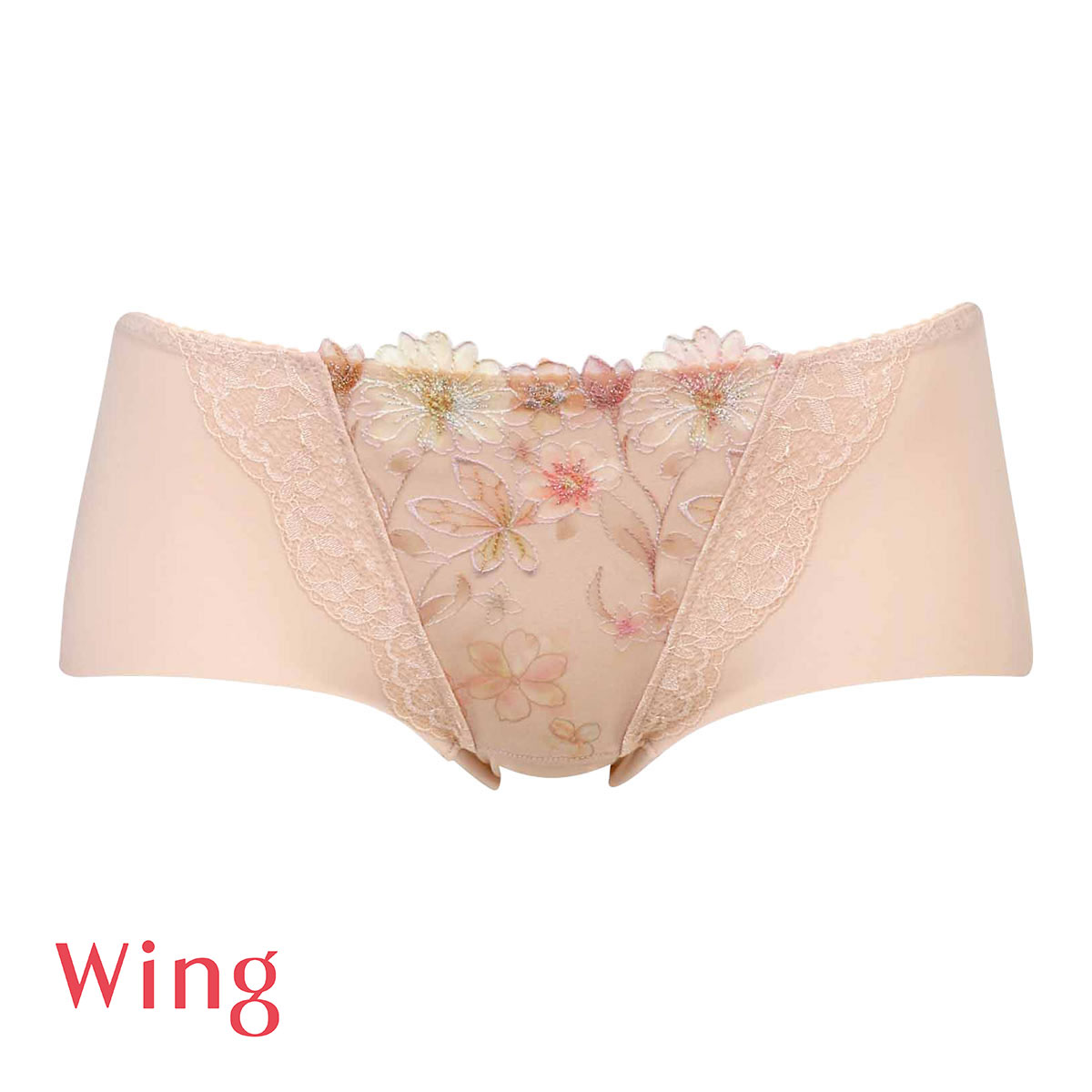 ワコール ウイング KB2366 スキマフィットブラ ショーツ ラインレス ひびきにくい ML Wacoal Wing 24AW(BE-ベージュ-M)