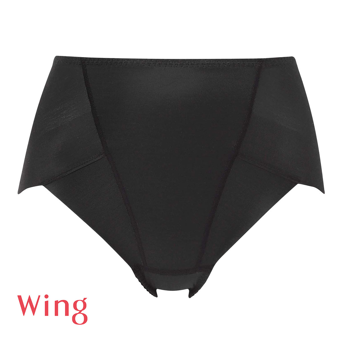 ワコール Wacoal ウイング Wing ショーツ感覚でほどよくサポート Pパンツ LL ガードル ショート ショーツ 深め 単品(BK-ブラック-LL)