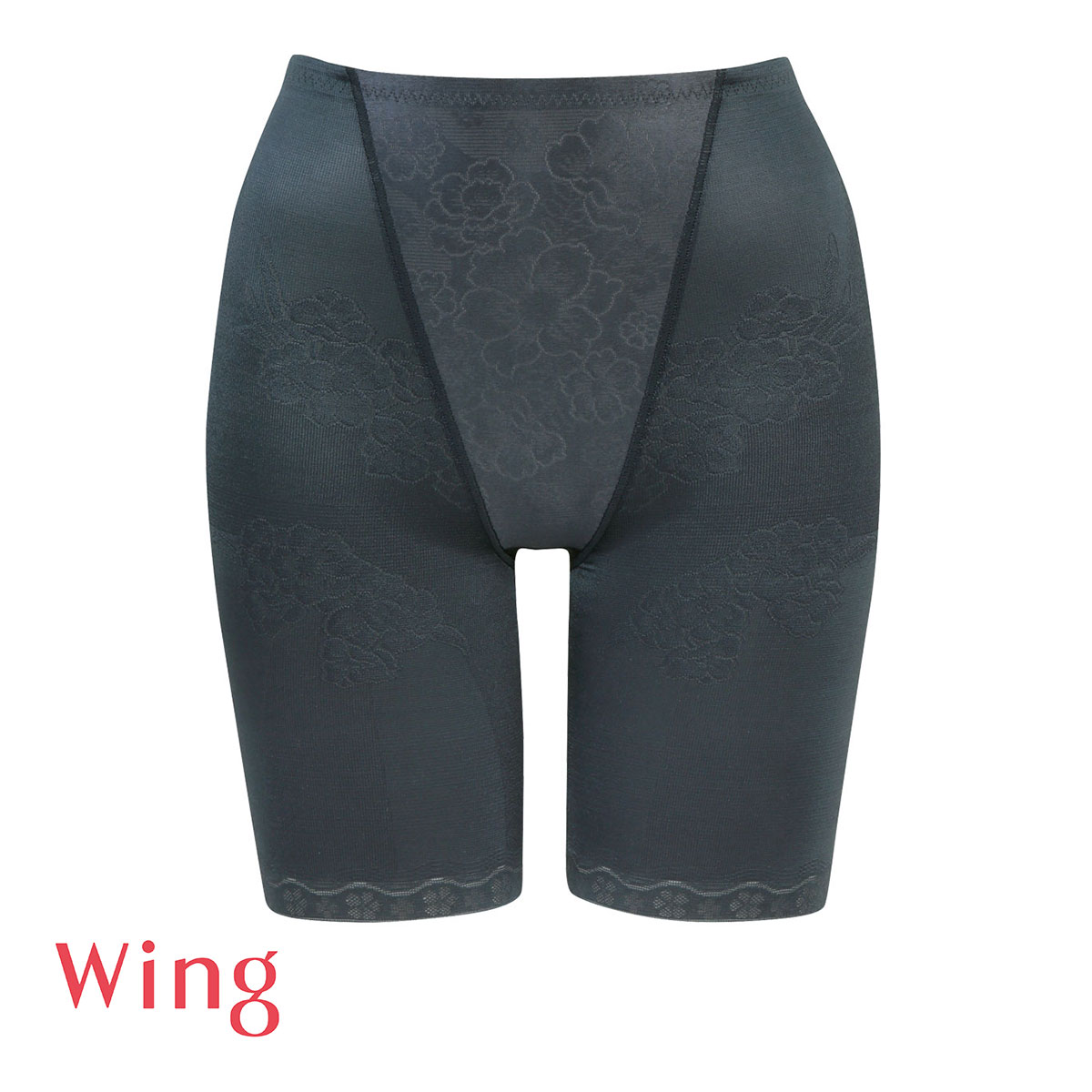 ワコール Wacoal ウイング Wing メリハリシェイプ キュッとアップパンツ ロング丈 ガードル 82 クイーンサイズ(DBU-濃ブルー-82・L)
