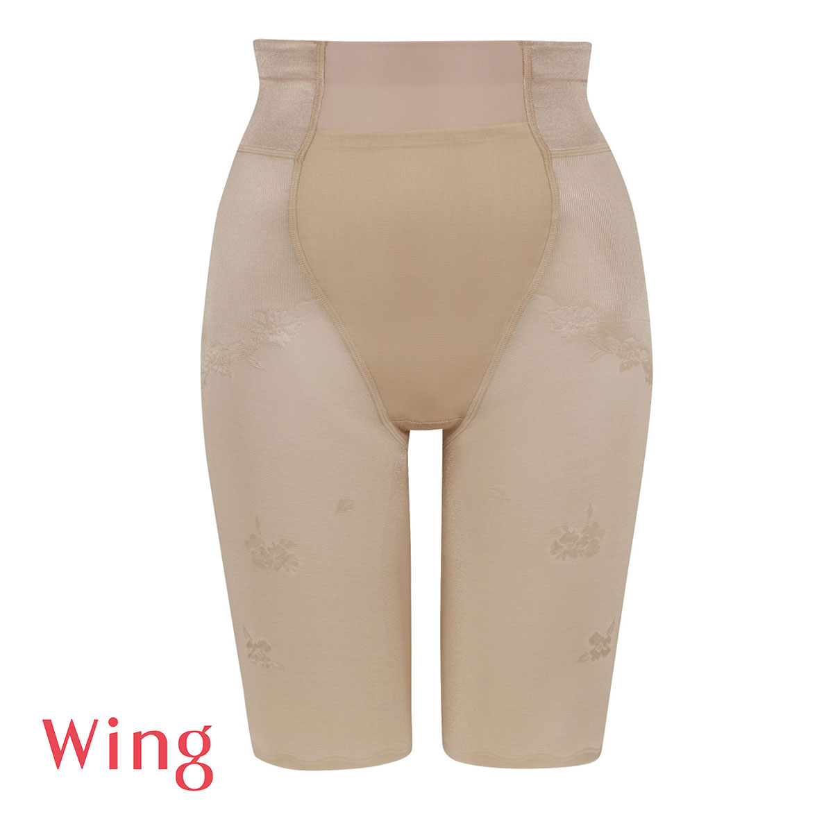 ワコール Wacoal ウイング Wing 気になるおなか、すっきりサポート ハミデンヌ フルロング ガードル おなかおさえ ヒップアップ L LL(BE-ベージュ-82・L)