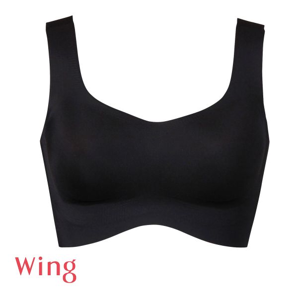 ワコール Wacoal ウイング Wing　フィットトップ ハーフトップ ノンワイヤー ブラジャー SML ワイヤレスブラ シームレス 単品