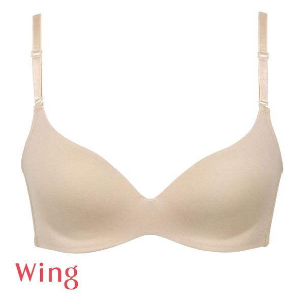 ワコール Wacoal ウイング Wing MB4015 動いてもズレあがりにくい シンクロブラ ノンワイヤー ブラジャー 単品