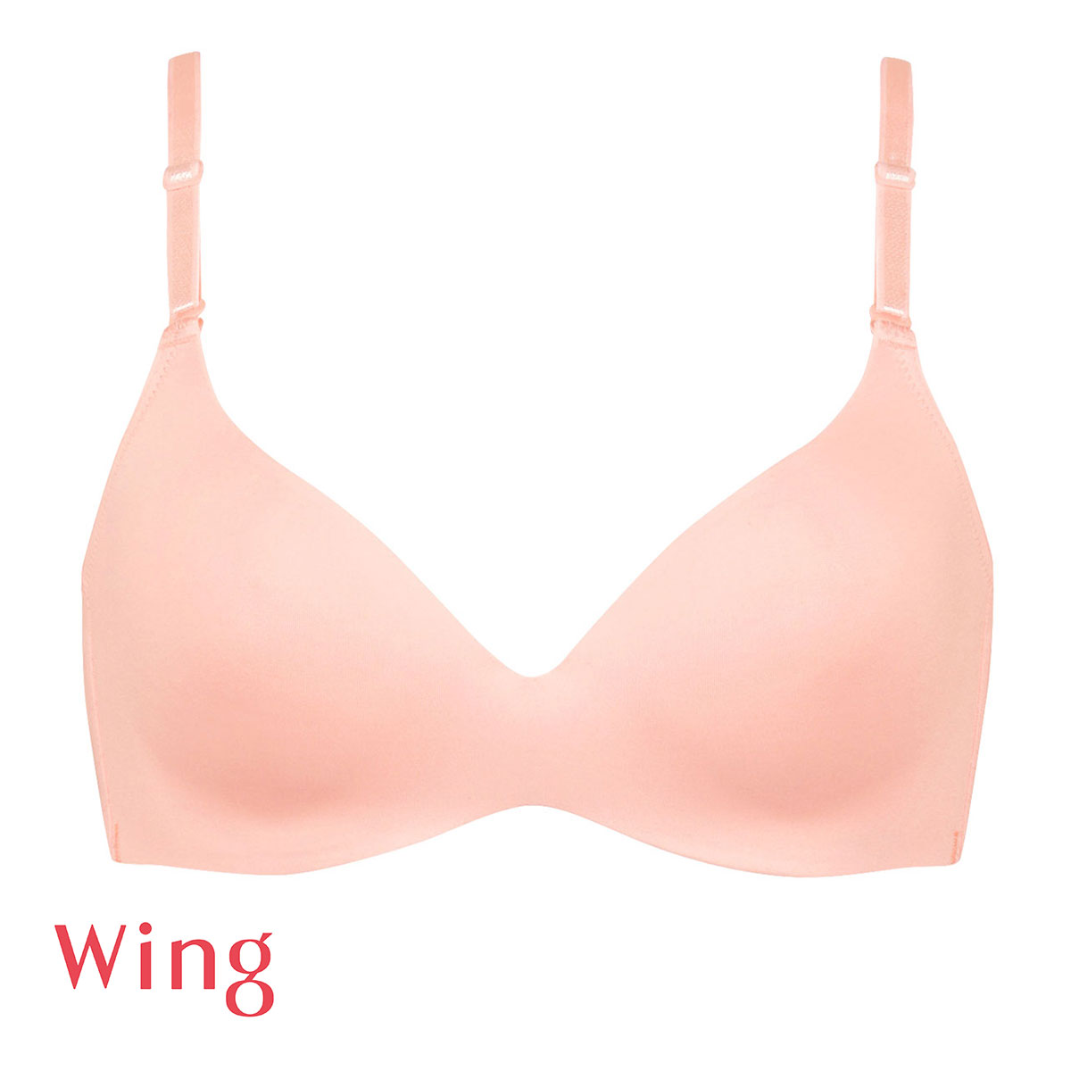 ワコール Wacoal ウイング Wing MB4015 動いてもズレあがりにくい シンクロブラ ノンワイヤー ブラジャー 単品(RP-ロマンピンク-S)