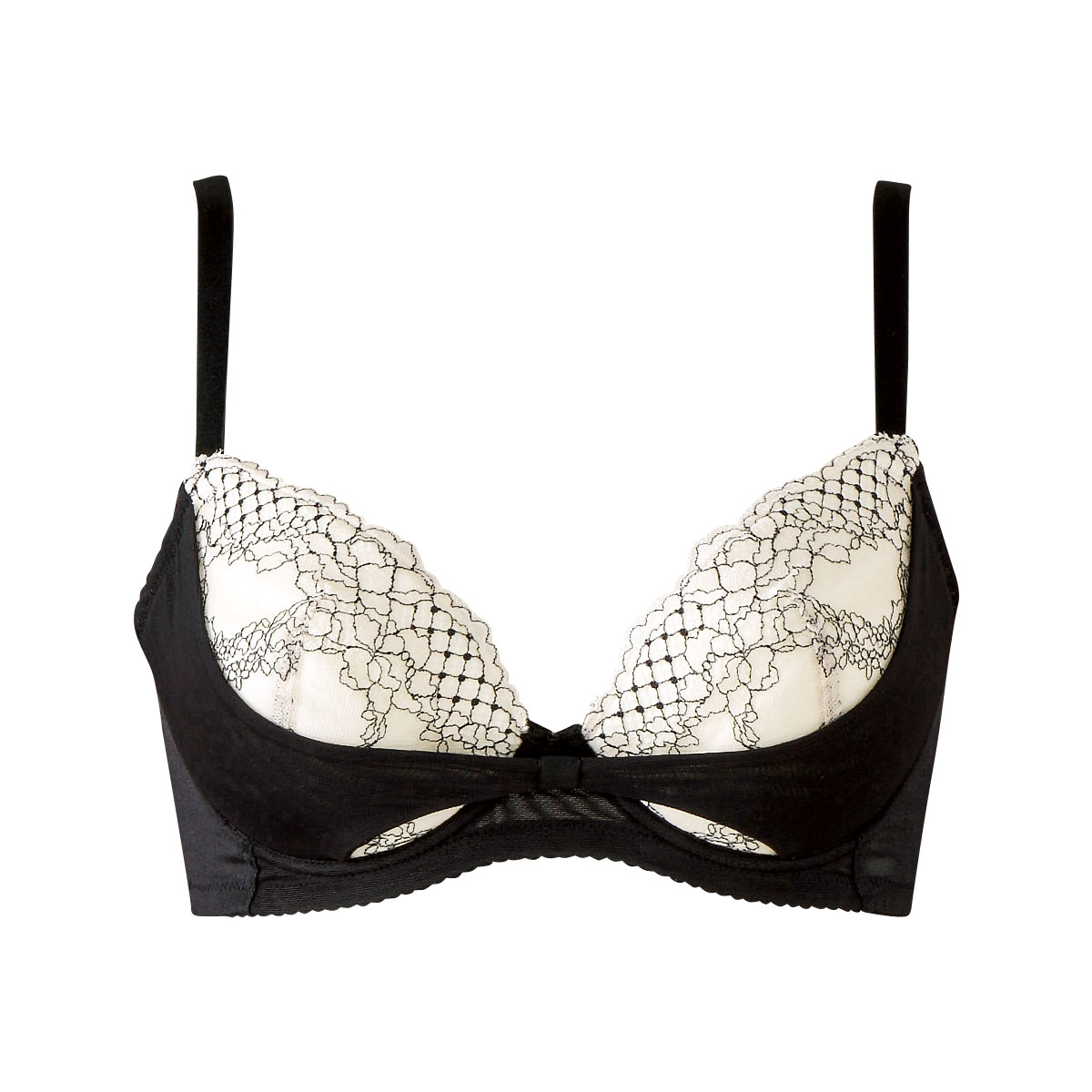 ワコール Wacoal マタニティ MATERNITY 3/4カップ ブラジャー リボンブラ EFG 産後 授乳期 - 卒乳期 単品(BK-ブラック-E65)