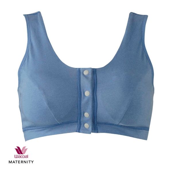 ワコール Wacoal マタニティ MATERNITY 出産後すぐに使える授乳ブラ ブラジャー ハーフトップ 前開き 産後用 MBR759 単品