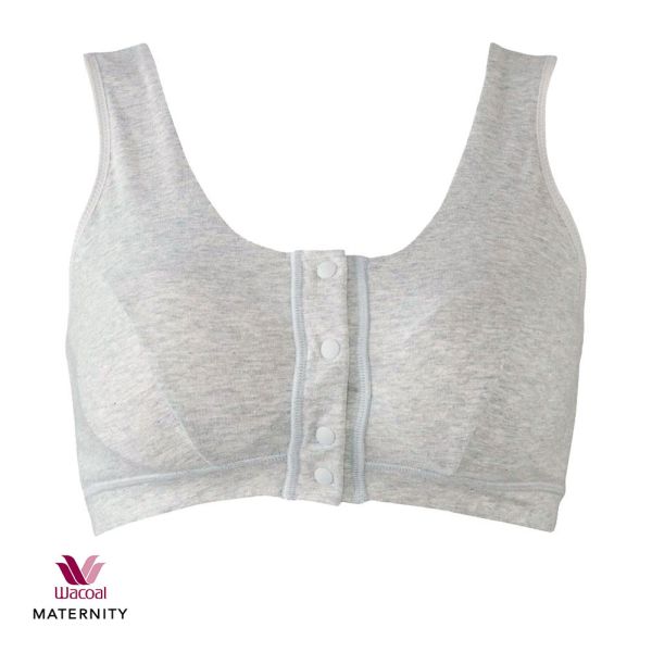 ワコール Wacoal マタニティ MATERNITY 出産後すぐに使える授乳ブラ ブラジャー ハーフトップ 前開き 産後用 MBR759 単品