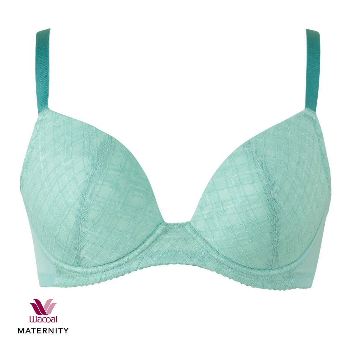 ワコール Wacoal マタニティ MATERNITY ブラジャー キレイにみえてやさしいブラ 産前・産後兼用 CD 授乳ブラ 単品(TU-ターコイズ-C70)