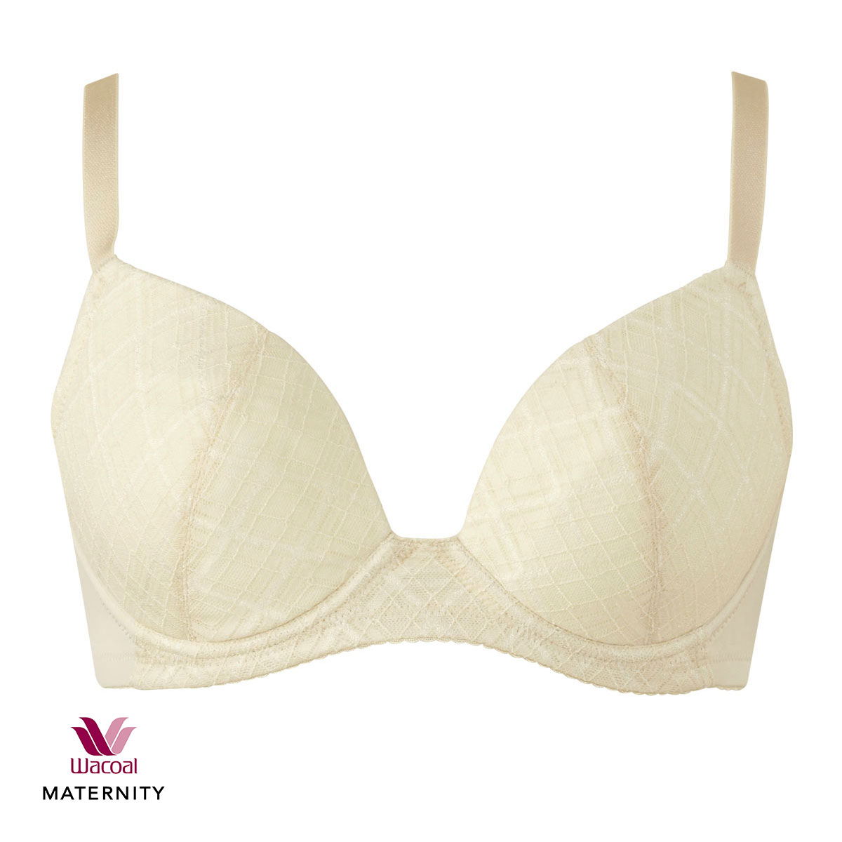 ワコール Wacoal マタニティ MATERNITY ブラジャー キレイにみえてやさしいブラ 産前・産後兼用 EF 授乳ブラ 単品(BE-ベージュ-E65)