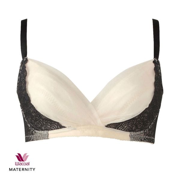 ワコール Wacoal マタニティ MATERNITY ブラジャー ノンワイヤー EF 産前産後兼用 単品 ハンモックのようにつつみこむブラ