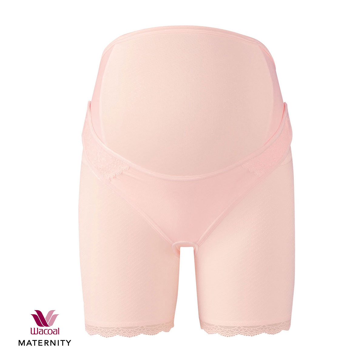 ワコール Wacoal マタニティ MATERNITY 産前用 妊婦帯 しっかり パンツ タイプ ロング丈 M L LL 3L(PI-ピンク-M)