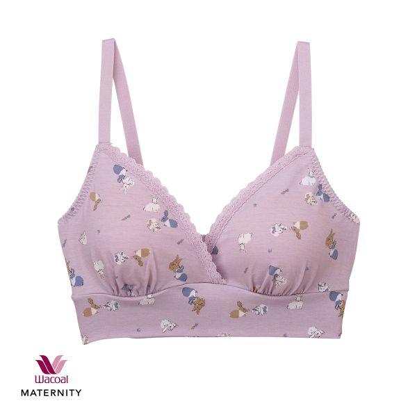 ワコール Wacoal マタニティ MATERNITY Waninal 産前産後用 ハーフトップ ノンワイヤー ブラジャー 授乳ブラ ML 単品
