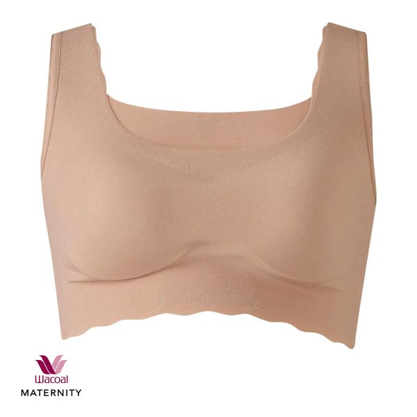ワコール Wacoal マタニティ MATERNITY ゴコチ GOCOCi ハーフトップ ノンワイヤー ブラジャー シームレス 産前産後用 MMS747 単品