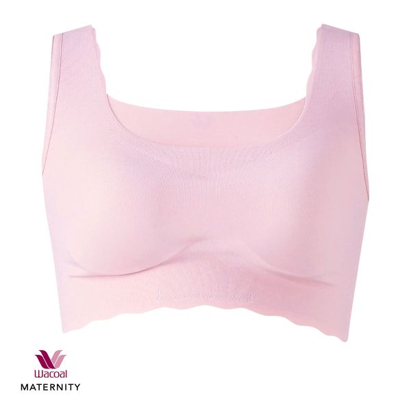 ワコール Wacoal マタニティ MATERNITY ゴコチ GOCOCi ハーフトップ ノンワイヤー ブラジャー シームレス 産前産後用 MMS747 単品