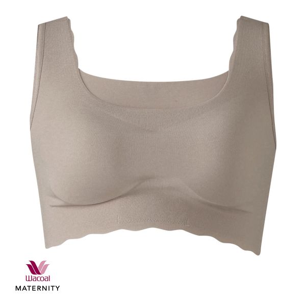 ワコール Wacoal マタニティ MATERNITY ゴコチ GOCOCi ハーフトップ ノンワイヤー ブラジャー シームレス 産前産後用 MMS747 単品