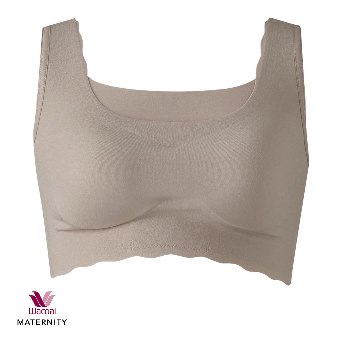 ワコール Wacoal マタニティ MATERNITY ゴコチ GOCOCi ハーフトップ ノンワイヤー ブラジャー シームレス 産前産後用 MMS747 単品(LBE-薄ベージュ-M1)
