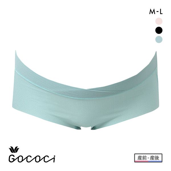 ワコール マタニティ 涼感 ゴコチ おなかカシュクール ショーツ ボーイレングス 産前 産後 ML MPP057 Wacoal MATERNITY GOCOCi