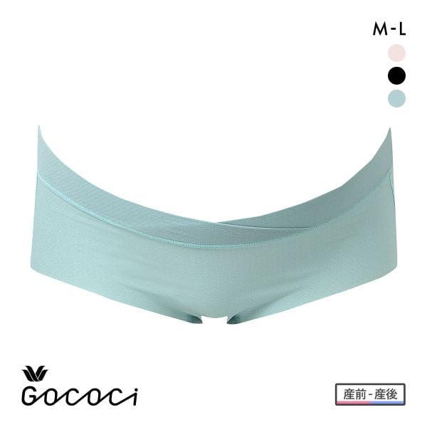 ワコール マタニティ 涼感 ゴコチ おなかカシュクール ショーツ ボーイレングス 産前 産後 ML MPP057 Wacoal MATERNITY GOCOCi