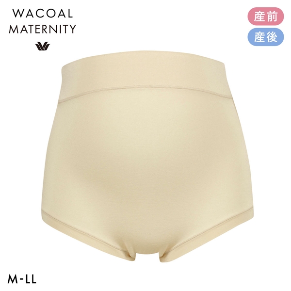 ワコール Wacoal マタニティ MATERNITY スタンダード ショーツ 深め ハイウエスト 産前産後兼用 単品