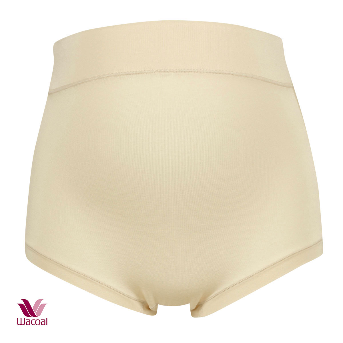 ワコール Wacoal マタニティ MATERNITY スタンダード ショーツ 深め ハイウエスト 産前産後兼用 単品(BE-ベージュ-ﾏﾀﾆﾃｨM-L)