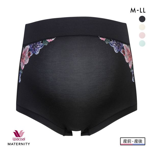 ワコール Wacoal マタニティ MATERNITY マタニティショーツ ノーマルレングス 産前・産後兼用 深ばき ハイウエスト 単品