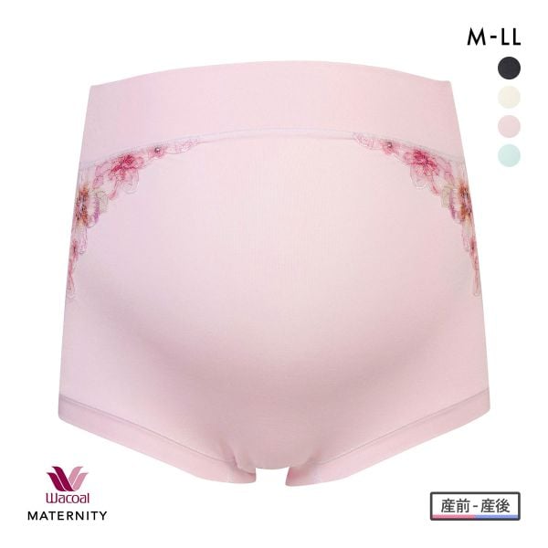 ワコール Wacoal マタニティ MATERNITY マタニティショーツ ノーマルレングス 産前・産後兼用 深ばき ハイウエスト 単品