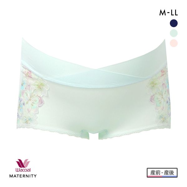 ワコール マタニティ 産前・産後兼用 ショーツ おなかカシュクール ボーイレングス Wacoal MATERNITY 大きいサイズ