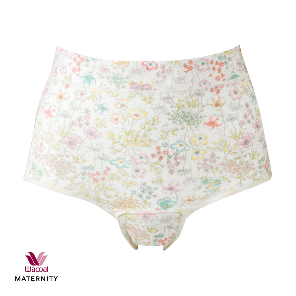 ワコール Wacoal マタニティ MATERNITY 産じょくショーツ 産褥用 クロッチ開閉あり LL 単品(IV-アイボリー-LL)