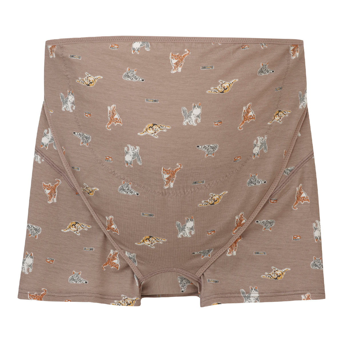 ワコール Wacoal マタニティ MATERNITY Waninal 妊婦帯 パンツタイプ ショーツ 産前用 ML 単品 深め 深ばき ハイウエスト(BR-ブラウン-M)