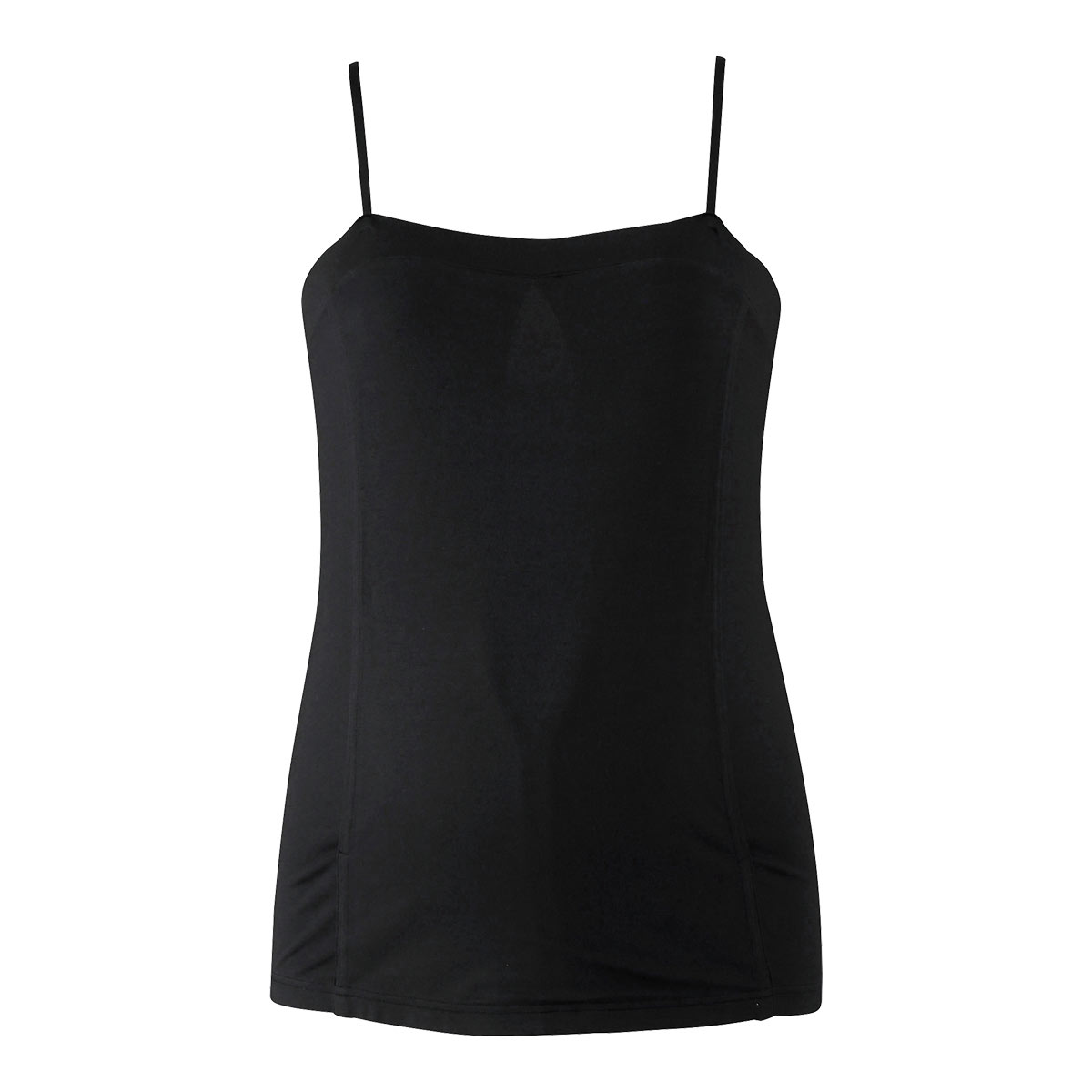 ワコール Wacoal マタニティ MATERNITY キャミソール インナー 産前 産後 授乳らくらくスリット入り(BK-ブラック-M-L)