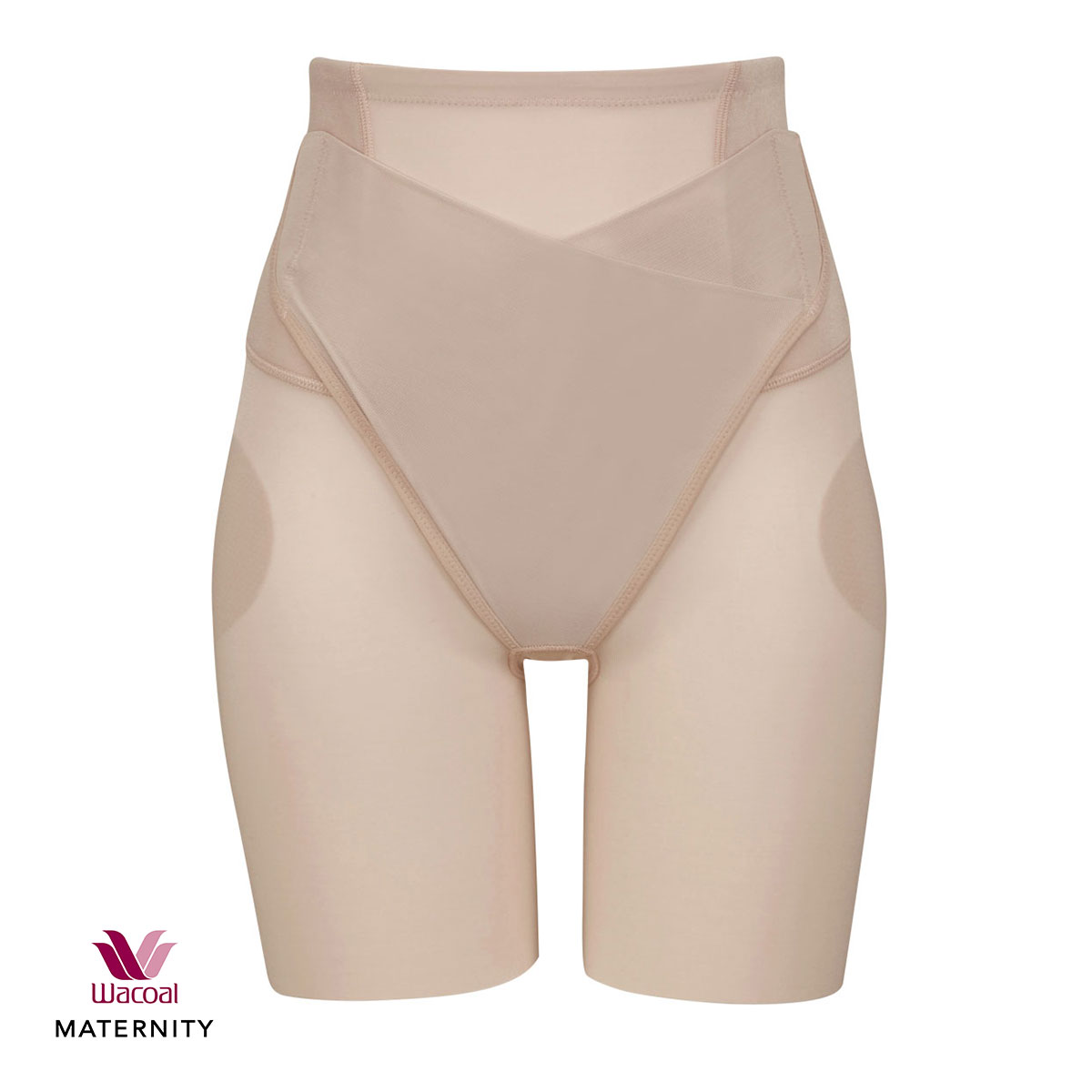 ワコール Wacoal 産後用 サッとはける、産後骨盤サポートパンツ ロング丈(BE-ベージュ-58・S)