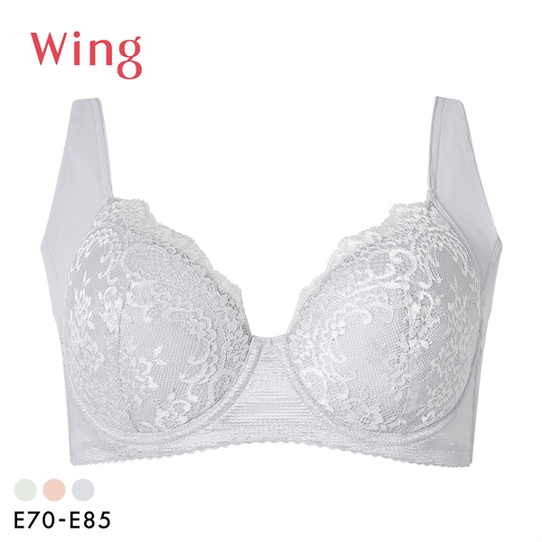 ワコール Wacoal ウイング Wing 脇高 脇胸から背中まですっきりスムージング ブラジャー 3/4カップ E NB2724 単品