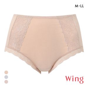 ワコール ウイング ショーツ 綿混 良く伸びて、すっぽり包み込む M L LL Wacoal Wing 大きいサイズ