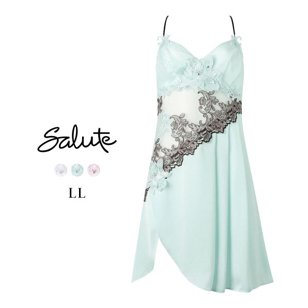 ワコール サルート 32グループ 32G ランジェリードレス LL ネグリジェ スリップ Wacoal Salute NTJ232 26SS先行プレステージ