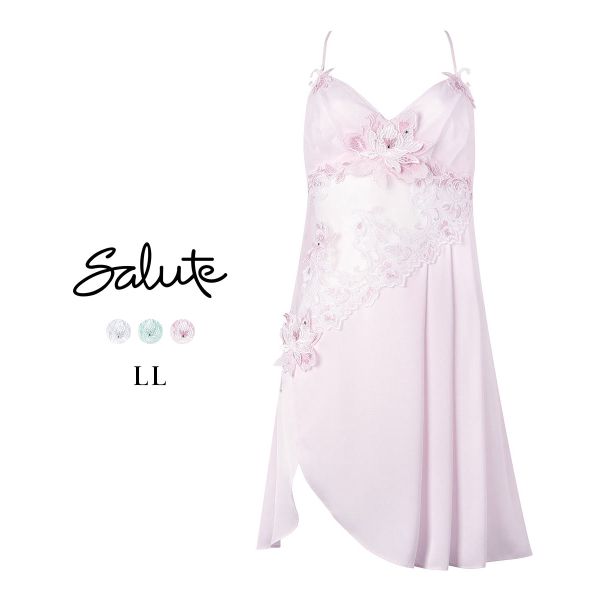 ワコール サルート 32グループ 32G ランジェリードレス LL ネグリジェ スリップ Wacoal Salute NTJ232 26SS先行プレステージ