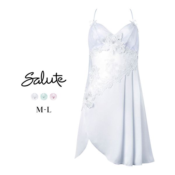 ワコール サルート 32グループ 32G ランジェリードレス ML ネグリジェ スリップ Wacoal Salute NTJ232 26SS先行プレステージ