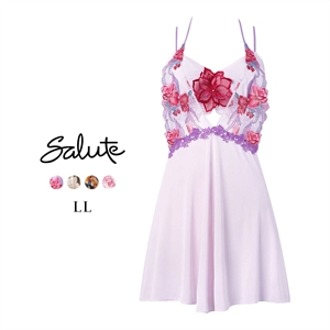 ワコール サルート 33グループ 33G ランジェリードレス LL セットアップ ブラレット スリップ Wacoal Salute NTJ233 26SSフェア