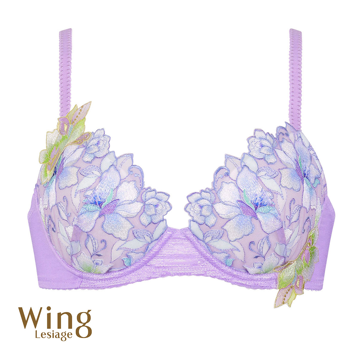ウイング Wing レシアージュ Lesiage 23AW 2860シリーズ ブラジャー DEF 単品(PU-パープル-D65)