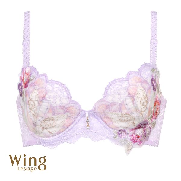 ウイング Wing レシアージュ Lesiage 24SS 2910シリーズ ブラジャー 胸ふっくらやさしくフィット BC まる胸 単品