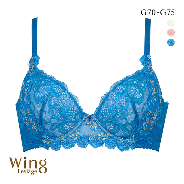27%OFF ウイング Wing レシアージュ Lesiage 24SS 2920シリーズ ブラジャー 脇すっきり 着やせフィット G 単品 27%OFF ウイング Wing レシアージュ Lesiage 24SS 2920シリーズ ブラジャー 脇すっきり 着やせフィット G 単品