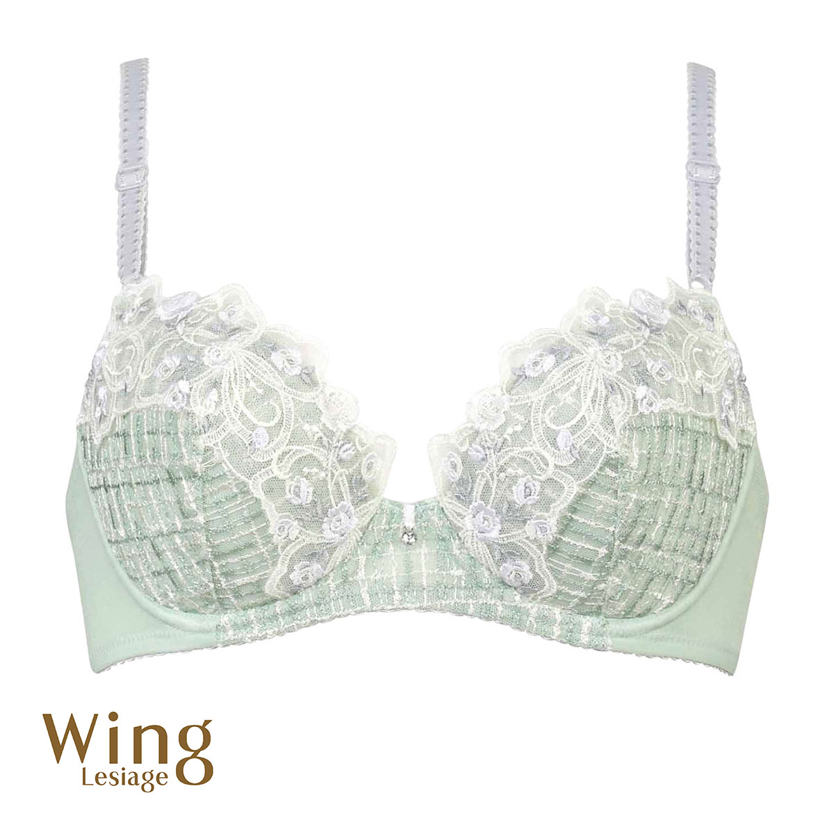 ウイング Wing レシアージュ Lesiage 24AW 2960シリーズ ブラジャー DEF ふっくらまるい自然な谷間をメイク PB2960 単品(ME-メロン-D65)