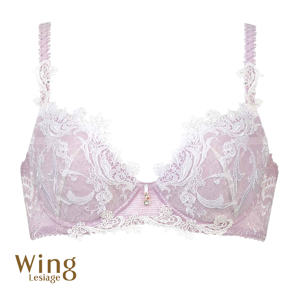 ウイング レシアージュ 4000シリーズ ブラジャー 3/4カップ BC まる胸 Wing Lesiage PB4000(PI-ピンク-B65)