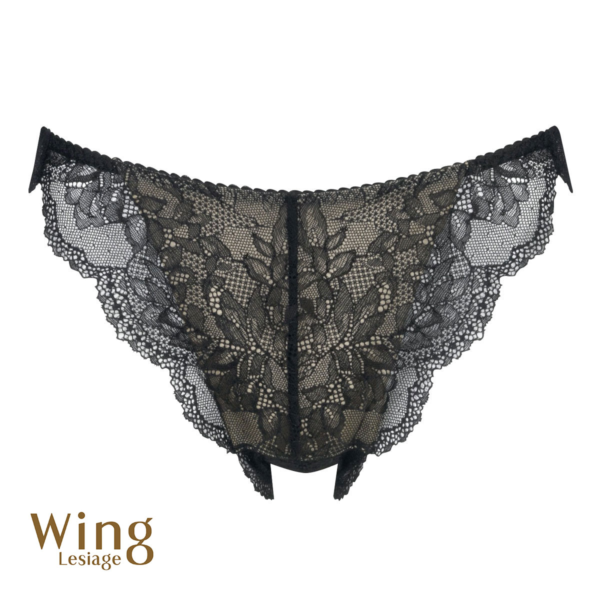 ウイング Wing レシアージュ Lesiage ChouChou de Lesi PB1000 ショーツ Tバック ML ビキニ ソング ブラジリアン 単品(BK-ブラック-M)