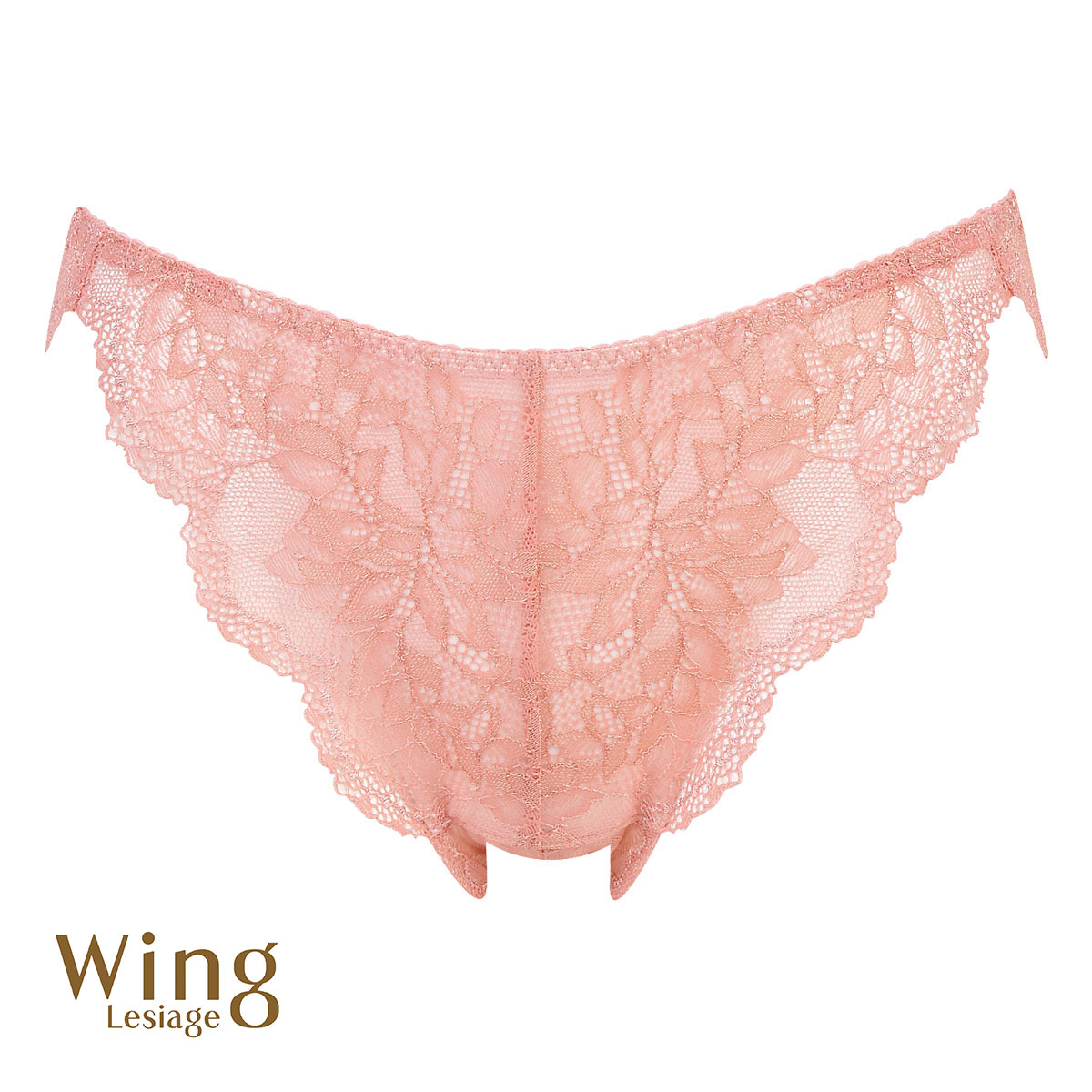 ウイング Wing レシアージュ Lesiage ChouChou de Lesi PB1000 ショーツ Tバック ML ビキニ ソング ブラジリアン 単品(SP-サーモンピンク-M)