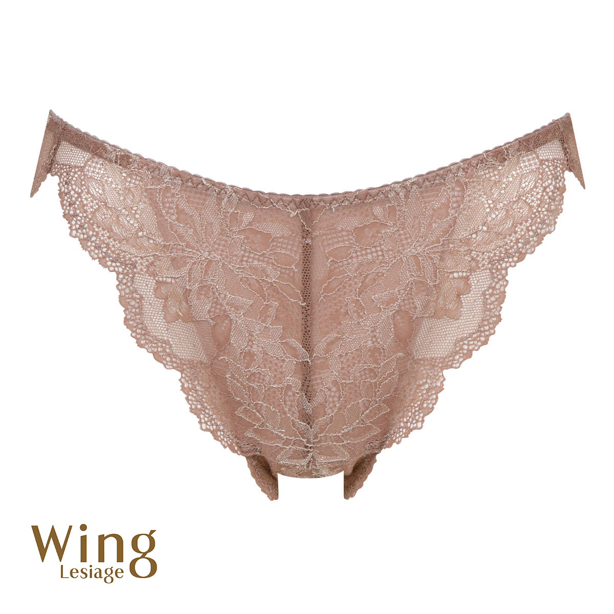 ウイング Wing レシアージュ Lesiage ChouChou de Lesi PB1000 ショーツ Tバック ML ビキニ ソング ブラジリアン 単品(BR-ブラウン-M)