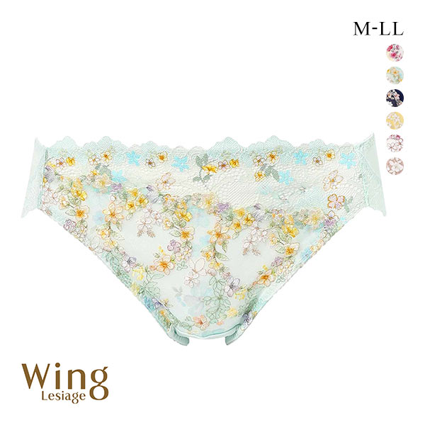 ウイング レシアージュ 2120シリーズ ショーツ M L LL ハイレッグ PF2120 Wing Lesiage 25SS(LBU-薄ブルー-M)