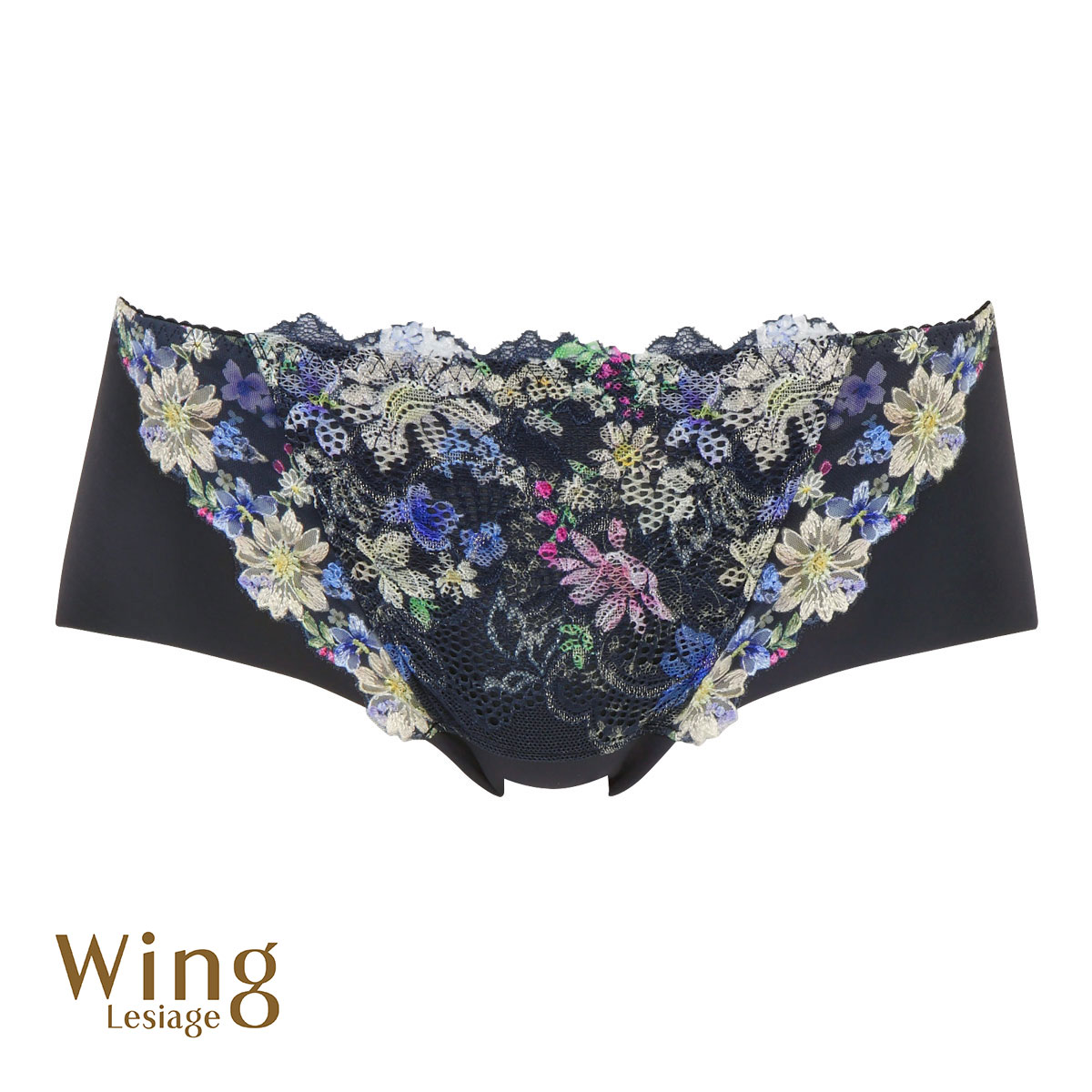 ウイング Wing レシアージュ Lesiage 23AW 2850シリーズ ショーツ ひびきにくい ラインレス ML 単品(BK-ブラック-M)